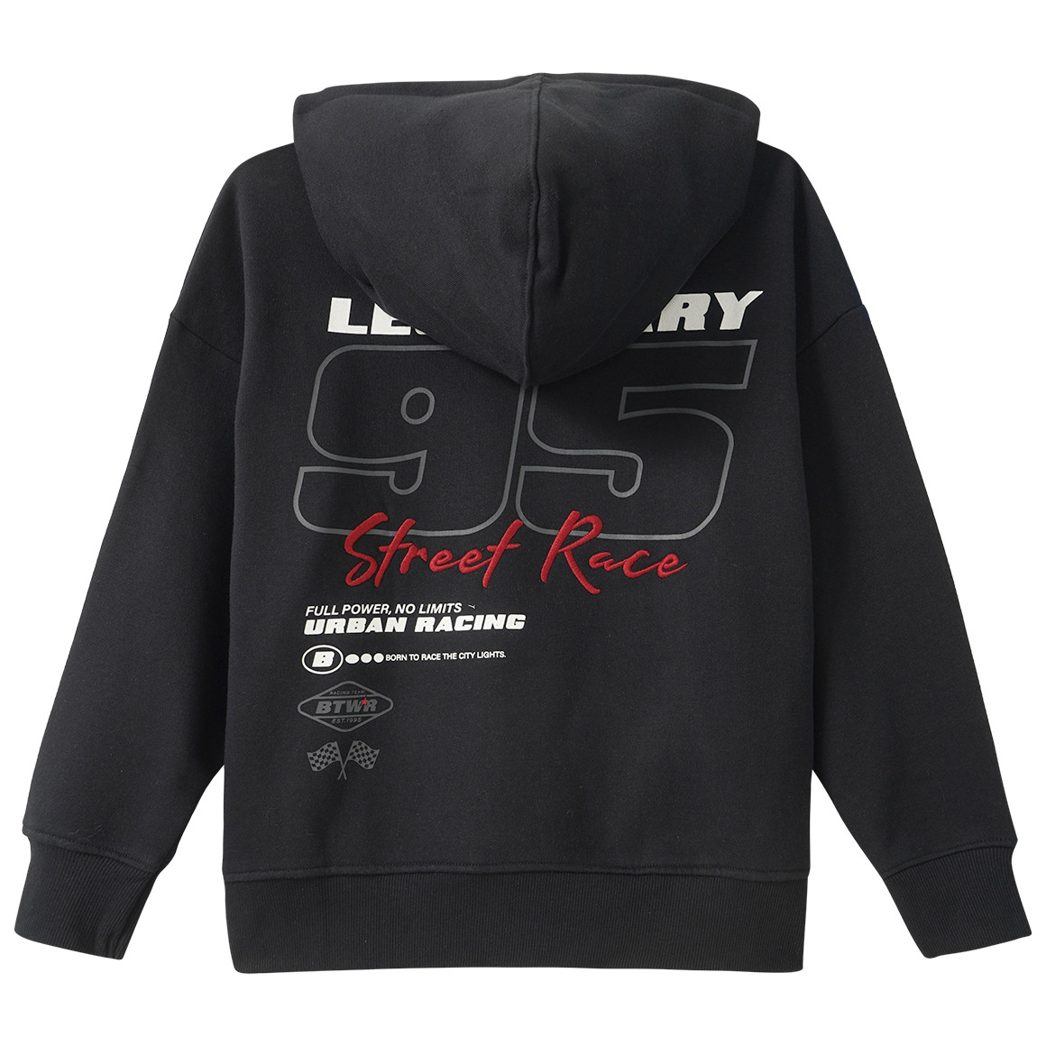 Jungen Hoodie mit großem Rücken-Print Jungen Hoodie mit großem Rücken-Print von Yigga