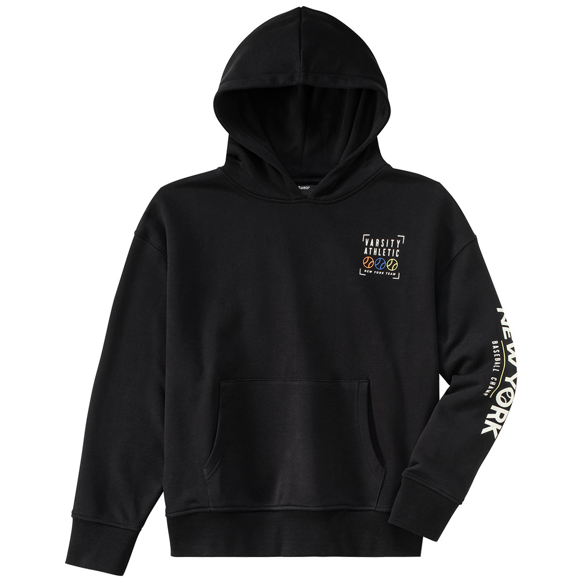 Jungen Hoodie mit gummiertem Print von Yigga