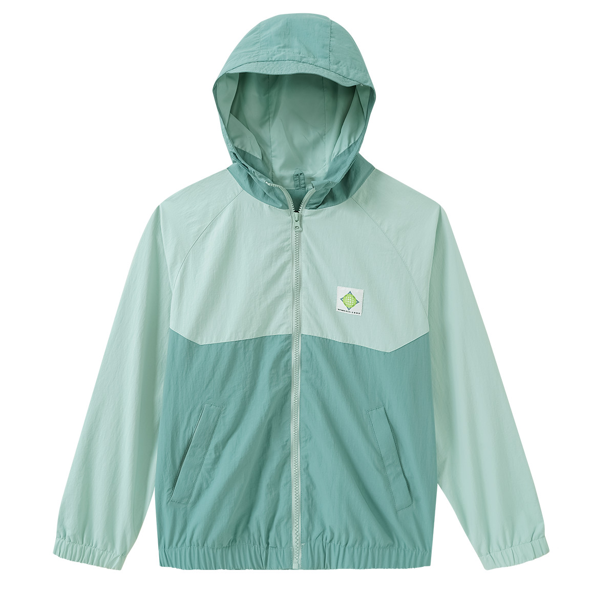 Jungen Jacke mit Farbteilern von Yigga