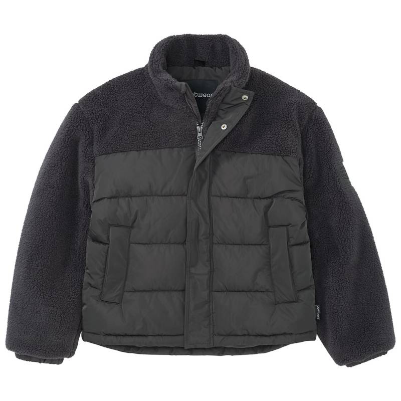 Jungen Jacke mit Teddyplüsch von Yigga