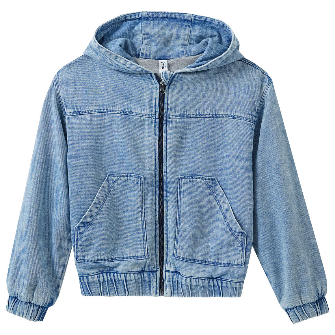 Jungen Jeansblouson mit Kapuze von Yigga