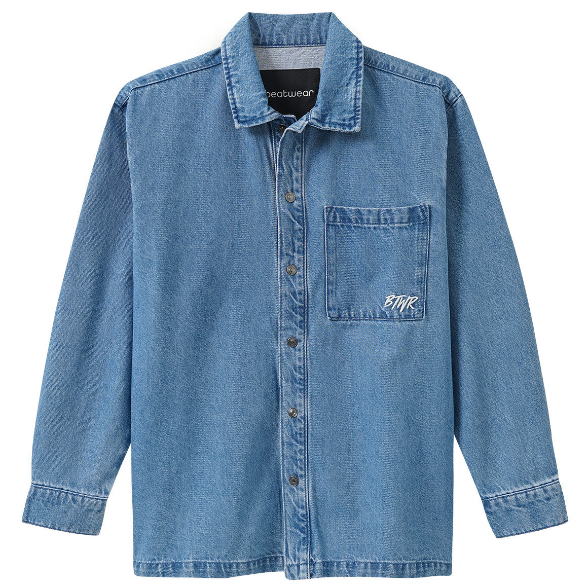 Jungen Jeanshemd in Used-Waschung Jungen Jeanshemd in Used-Waschung von Yigga