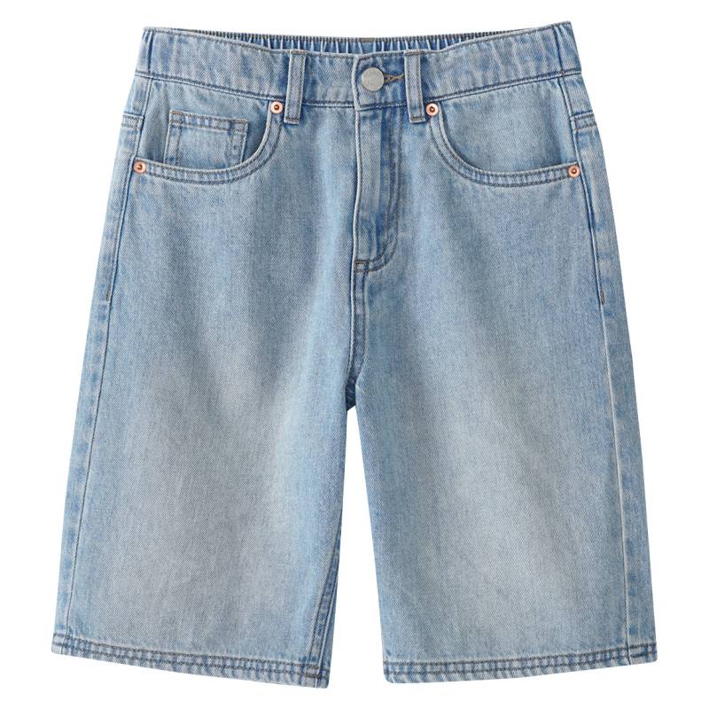 Jungen Jeansshorts mit Used-Waschung von Yigga