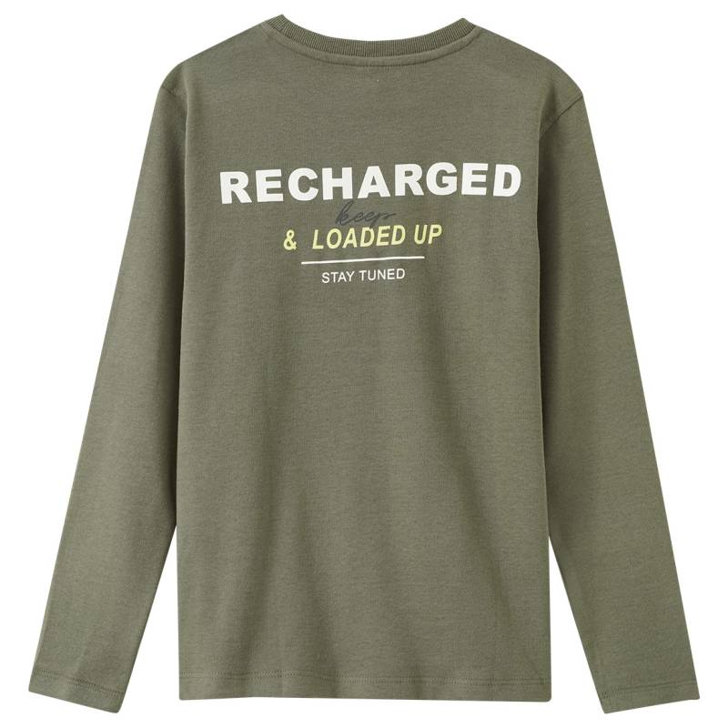 Jungen Langarmshirt mit Backprint von Yigga