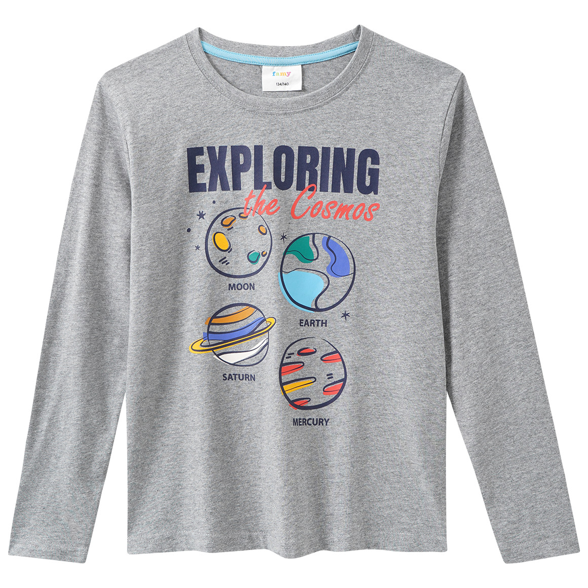 Jungen Langarmshirt mit  Print von Yigga