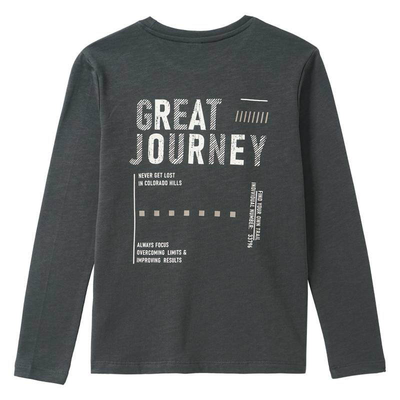 Jungen Langarmshirt mit Rückenprint von Yigga