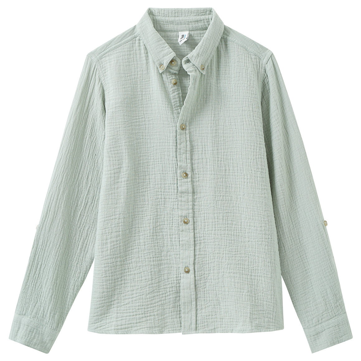 Jungen Musselin-Hemd aus Bio-Baumwolle von Yigga