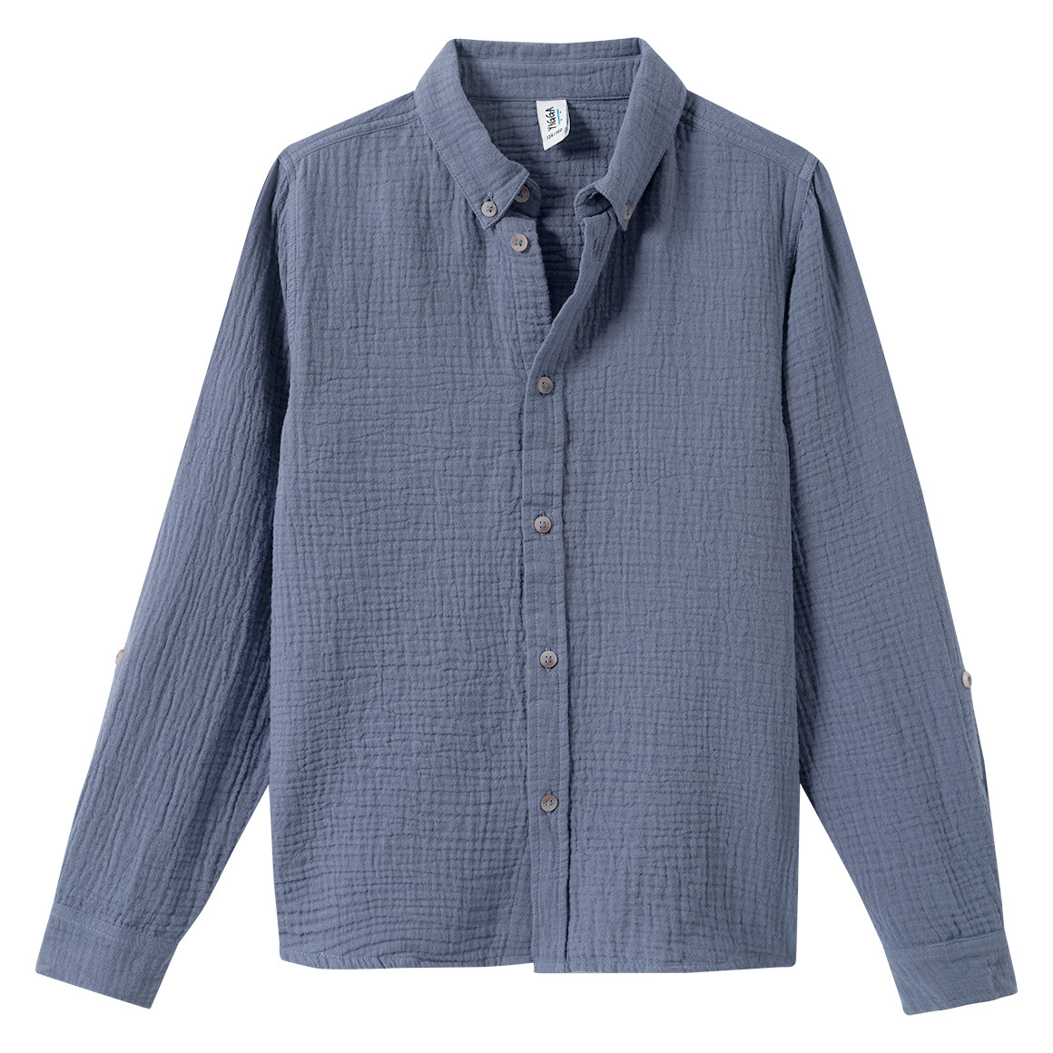 Jungen Musselin-Hemd aus Bio-Baumwolle von Yigga