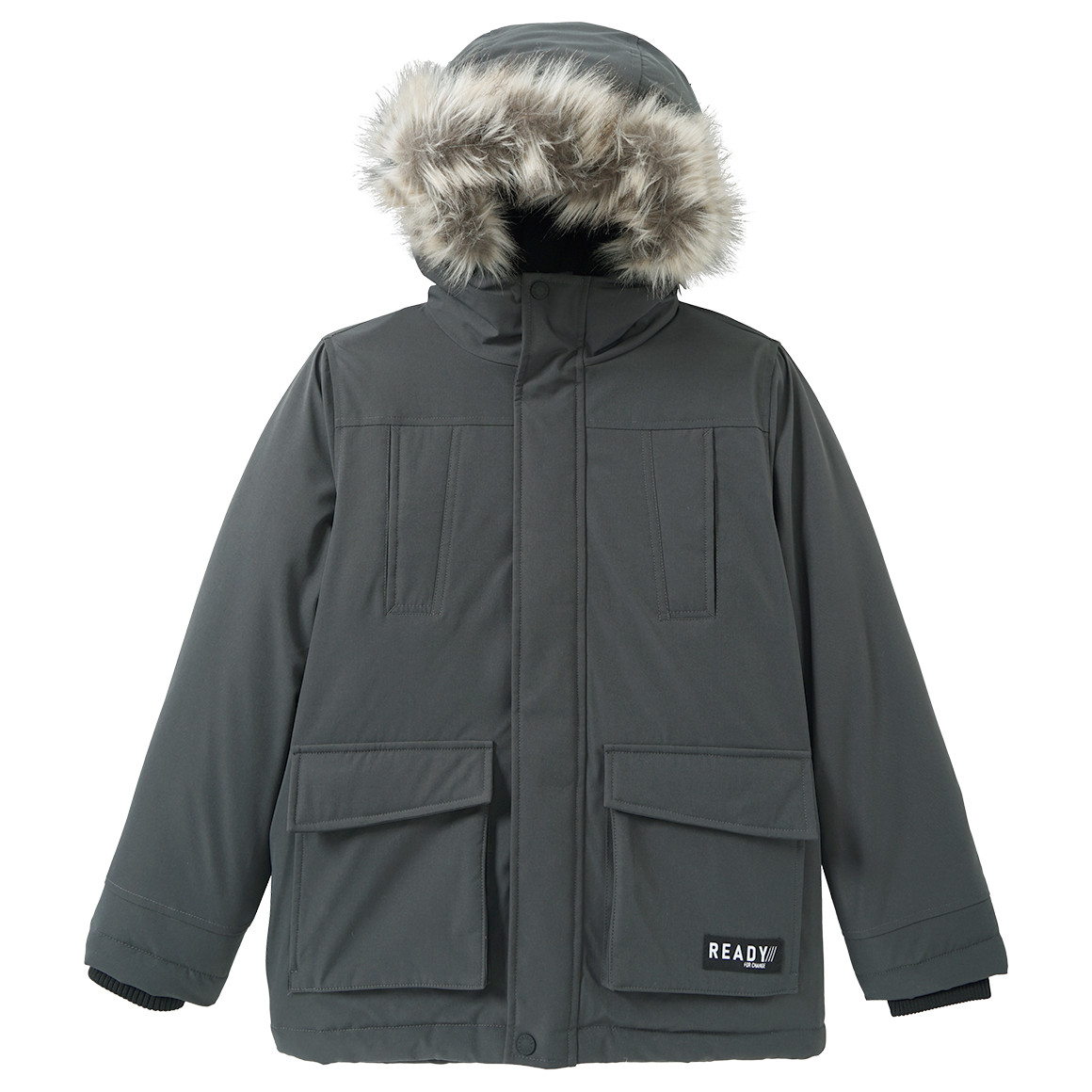 Jungen Parka mit Fellimitat Jungen Parka mit Fellimitat von Yigga