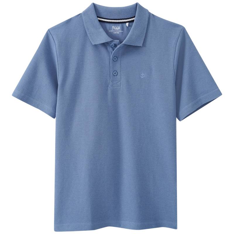 Jungen Poloshirt in Piqué-Qualität von Yigga