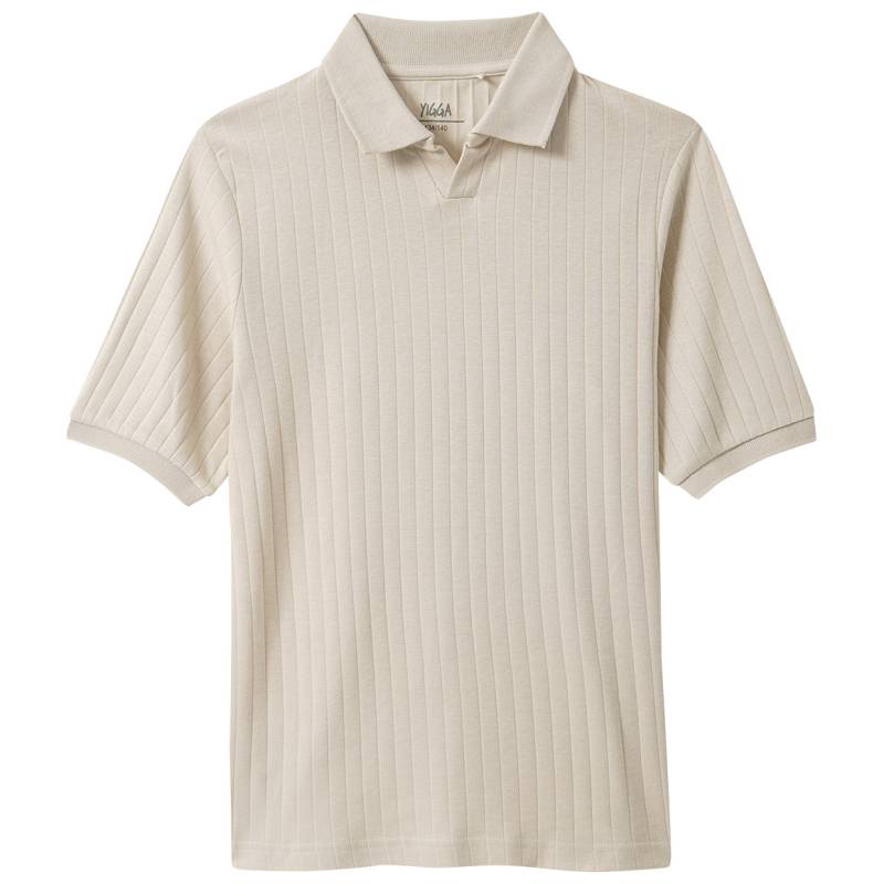 Jungen Poloshirt mit Rippstruktur Jungen Poloshirt mit Rippstruktur von Yigga