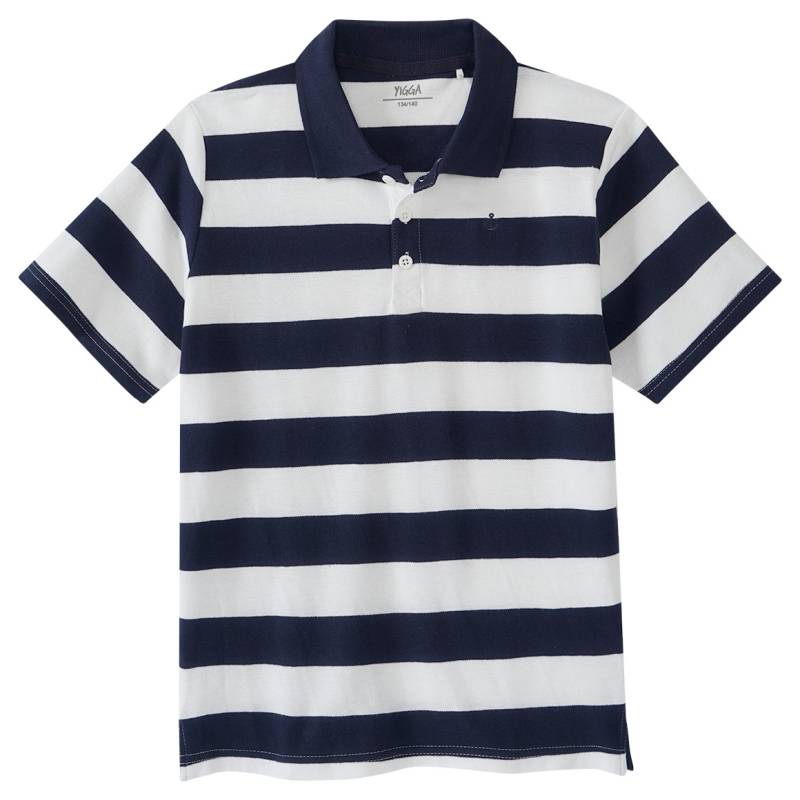Jungen Poloshirt mit Streifen von Yigga