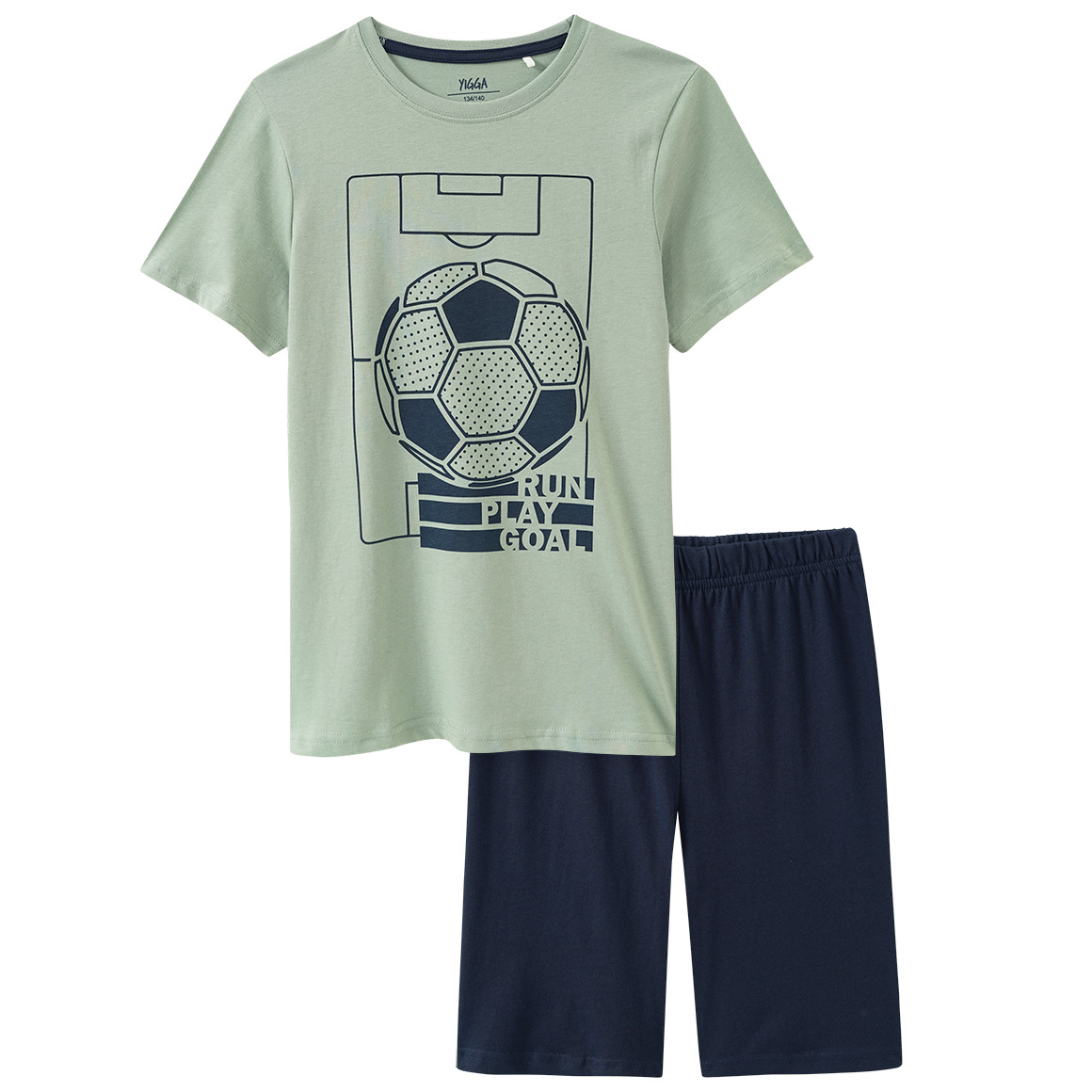 Jungen Shorty mit Fußball-Motiv von Yigga