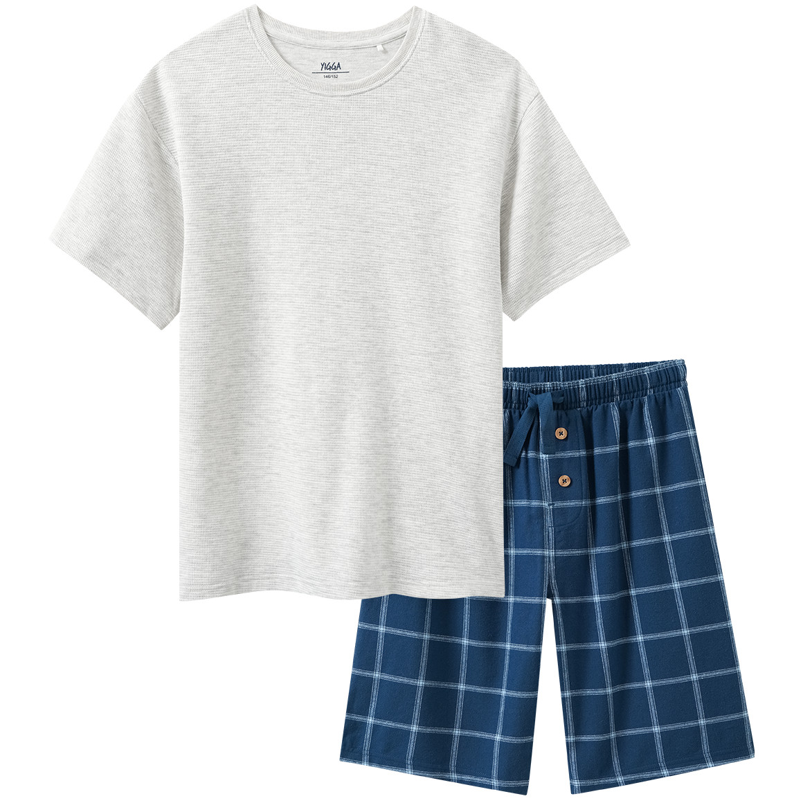 Jungen Shorty mit Waffelpiqué von Yigga