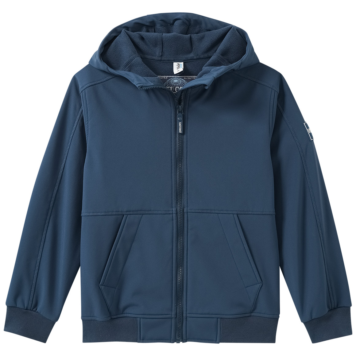 Jungen Softshelljacke mit Kapuze von Yigga