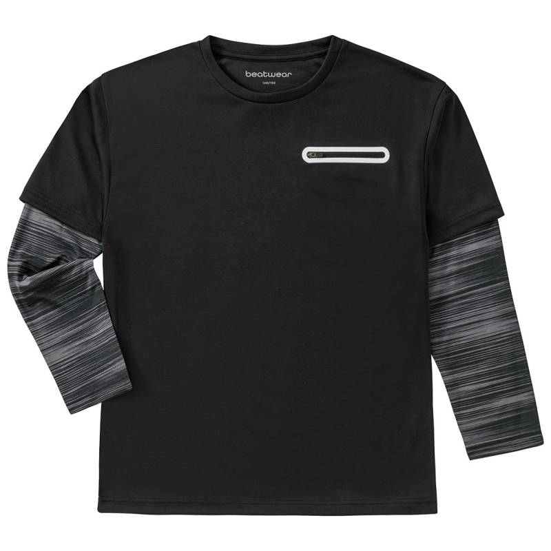 Jungen Sport-Shirt im Layer-Look von Yigga