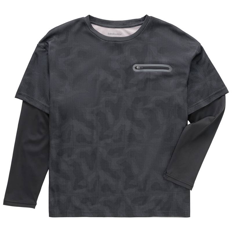 Jungen Sport-Shirt im Layer-Look von Yigga