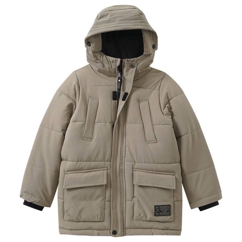 Jungen Steppjacke mit Pattentaschen von Yigga