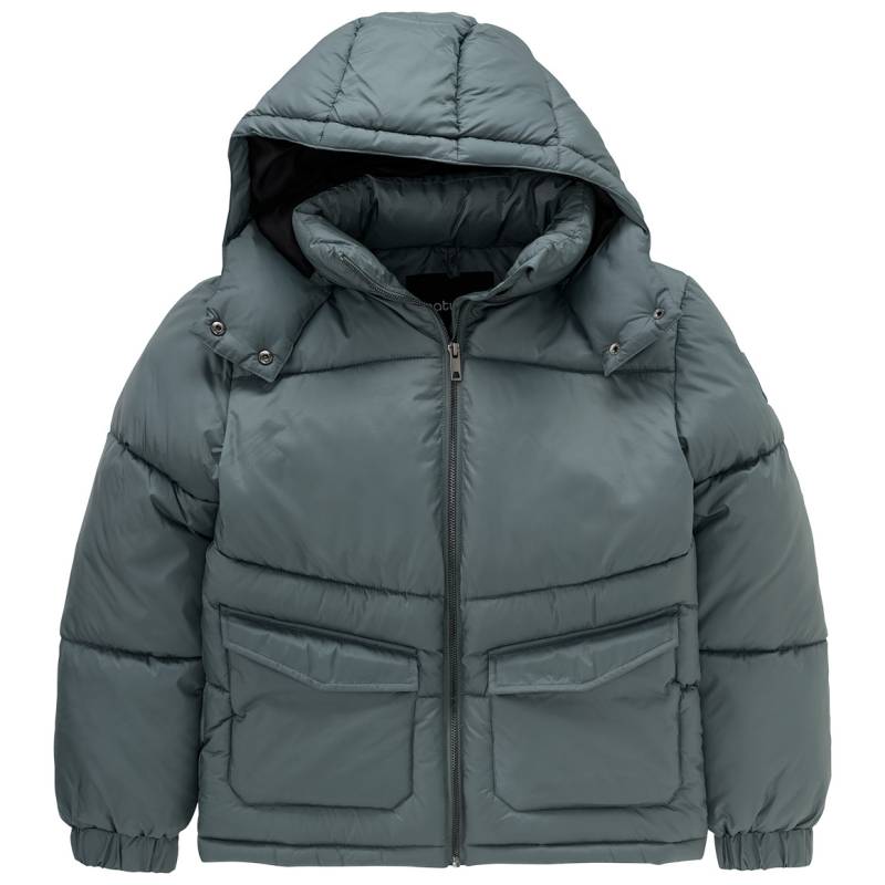 Jungen Steppjacke mit abnehmbarer Kapuze von Yigga
