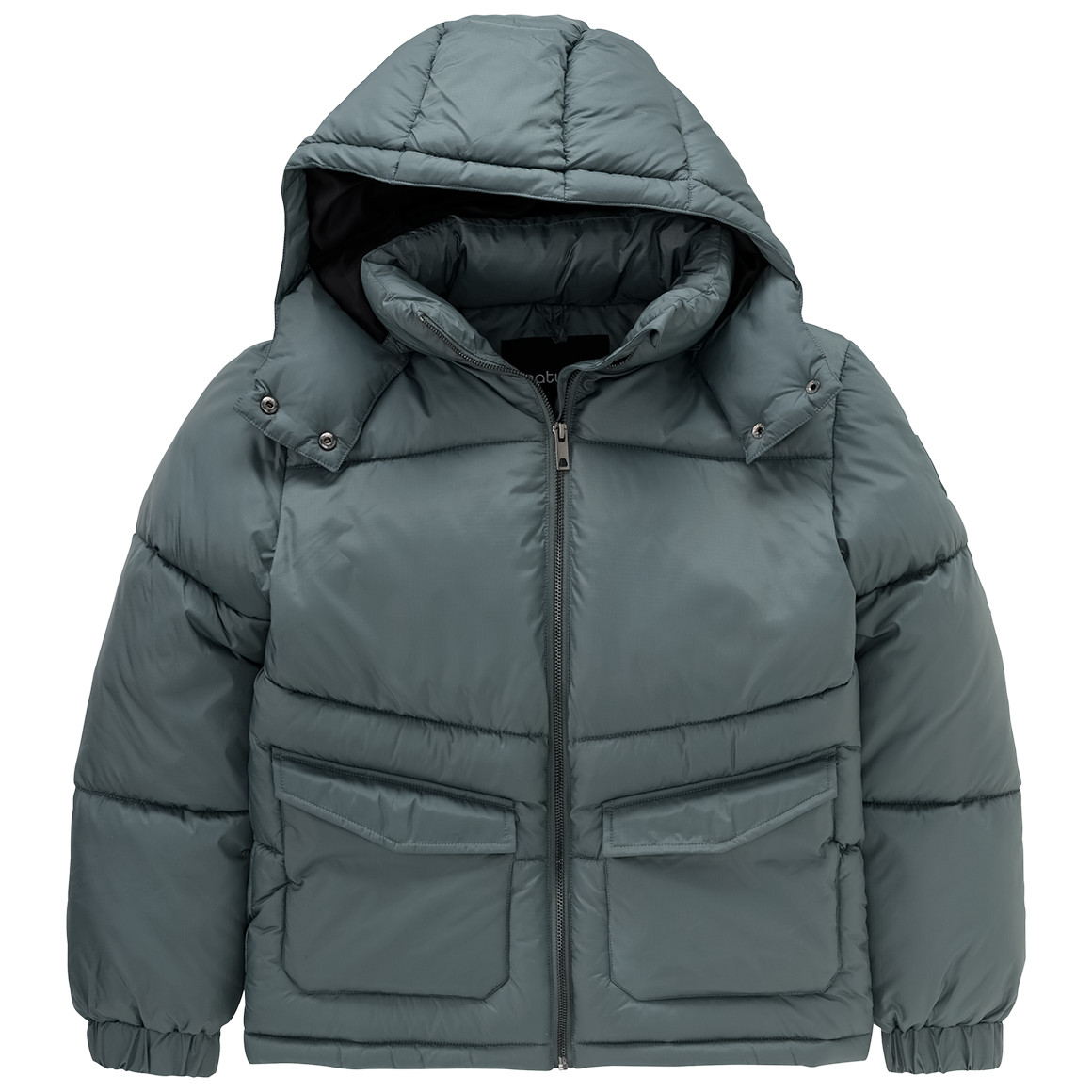 Jungen Steppjacke mit abnehmbarer Kapuze von Yigga