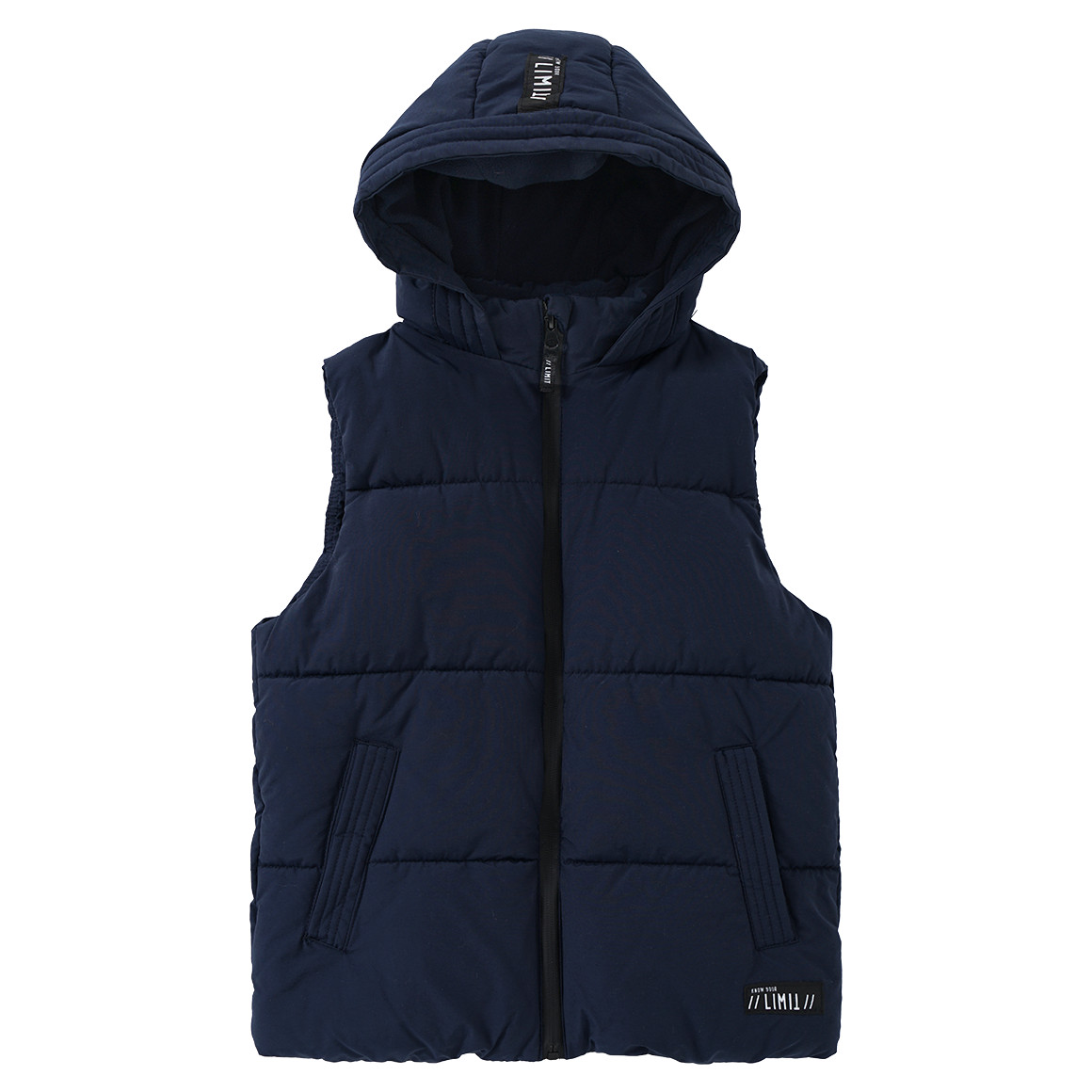 Jungen Steppweste mit Kapuze von Yigga