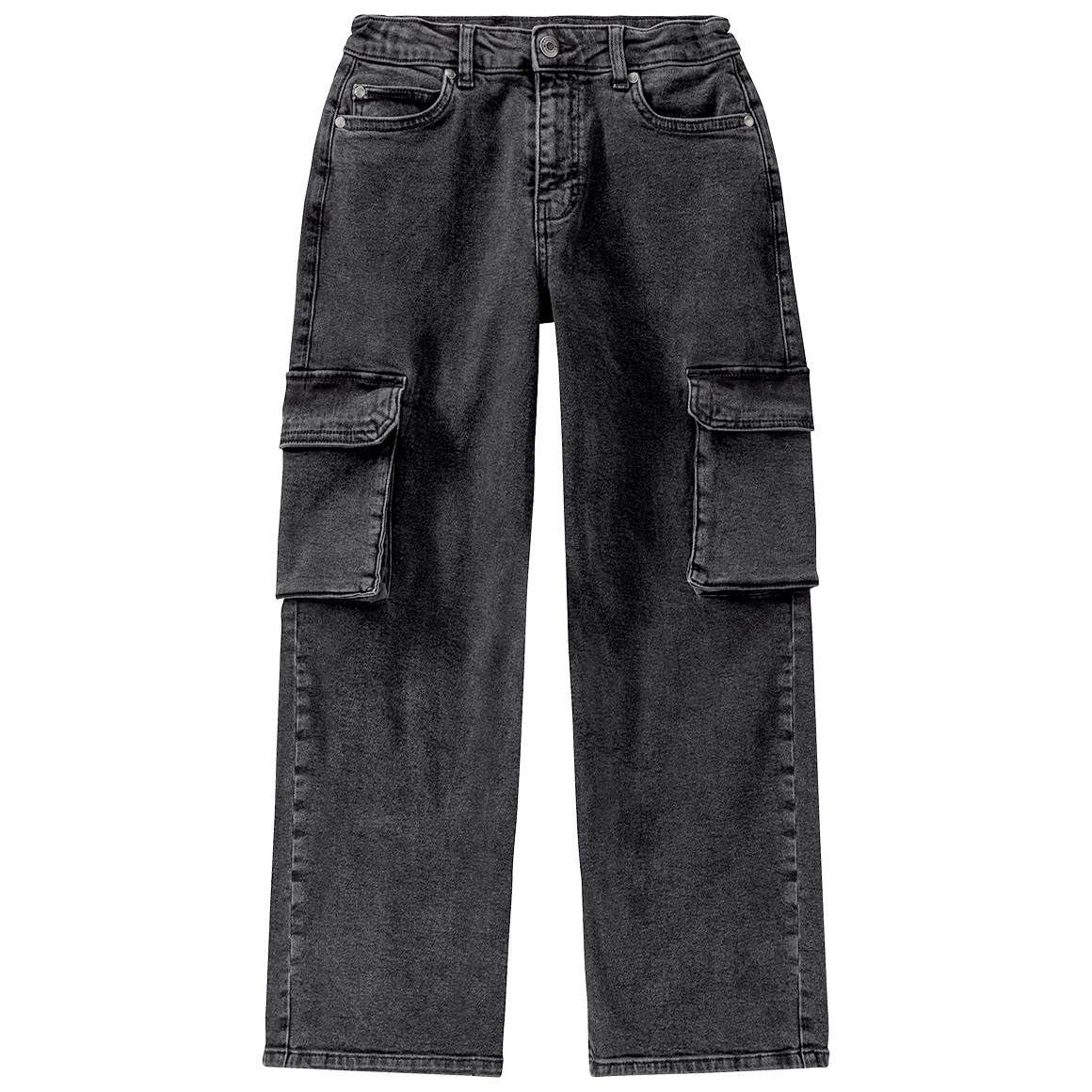 Jungen Straight-Jeans im Cargo-Style von Yigga