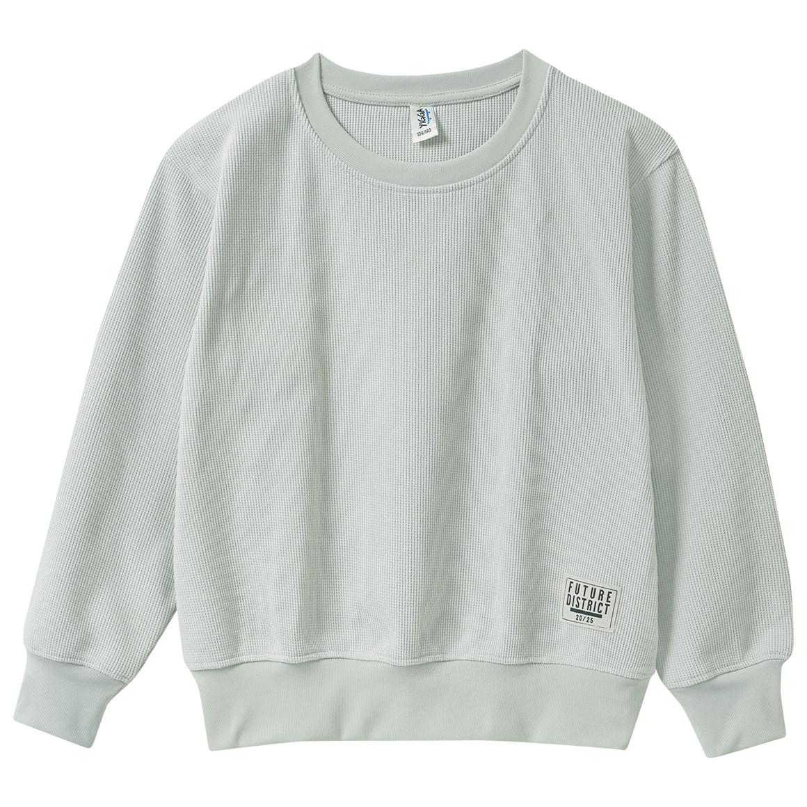 Jungen Sweatshirt in Piqué-Optik Jungen Sweatshirt in Piqué-Optik von Yigga