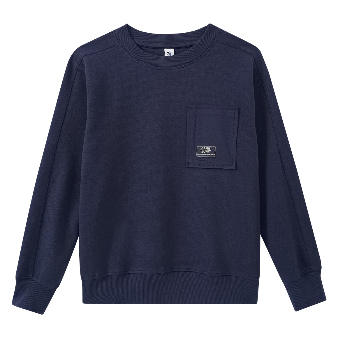 Jungen Sweatshirt mit Rundhalsausschnitt Jungen Sweatshirt mit Rundhalsausschnitt von Yigga