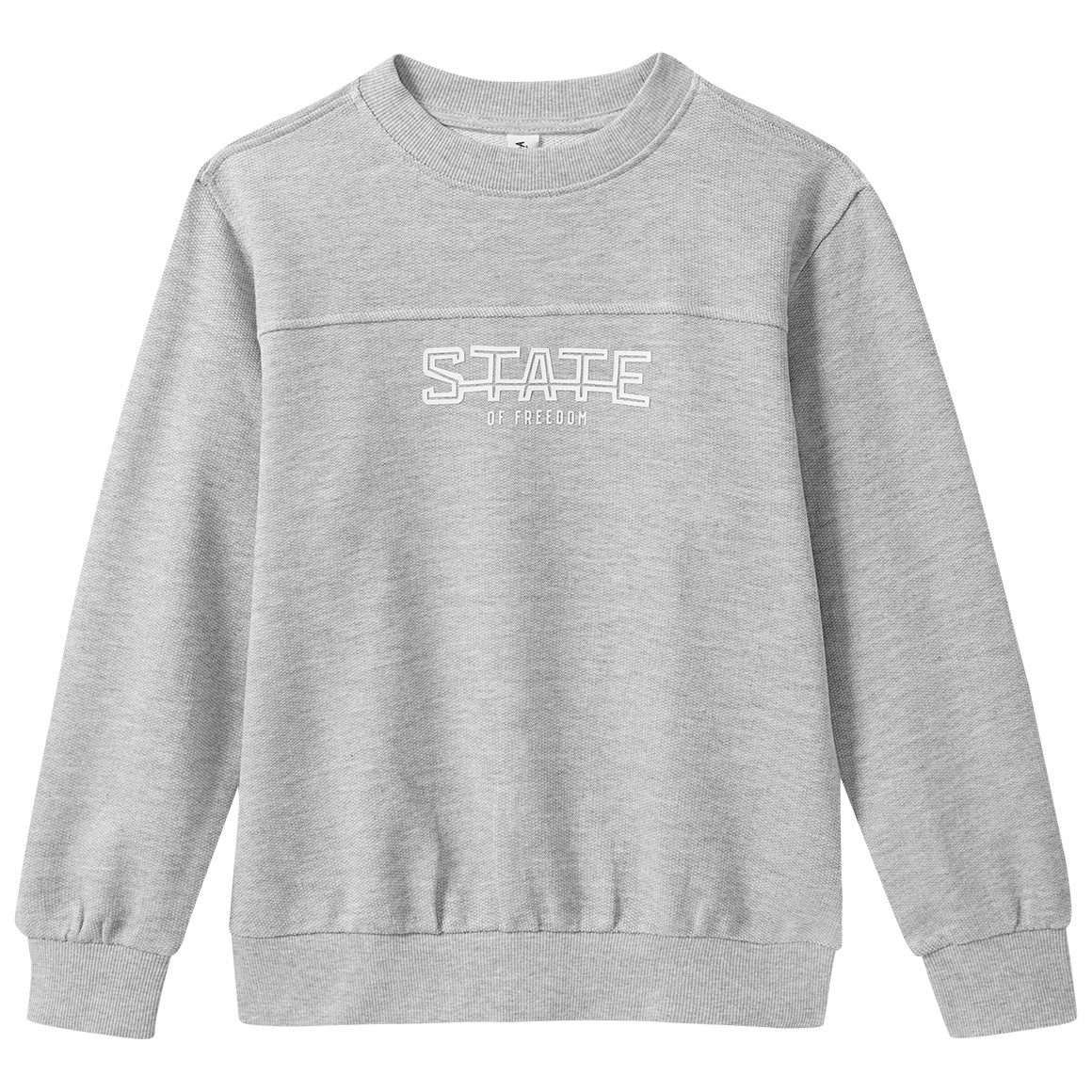 Jungen Sweatshirt mit Schriftzug von Yigga