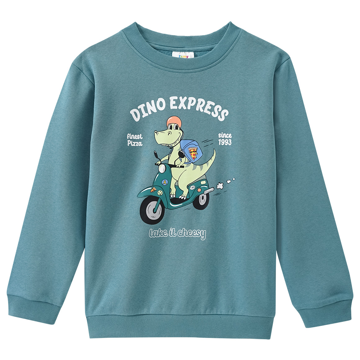 Jungen Sweatshirt mit lustigem Print von Yigga