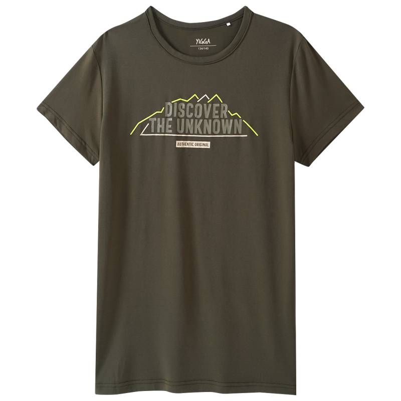 Jungen T-Shirt mit Berg-Motiv von Yigga
