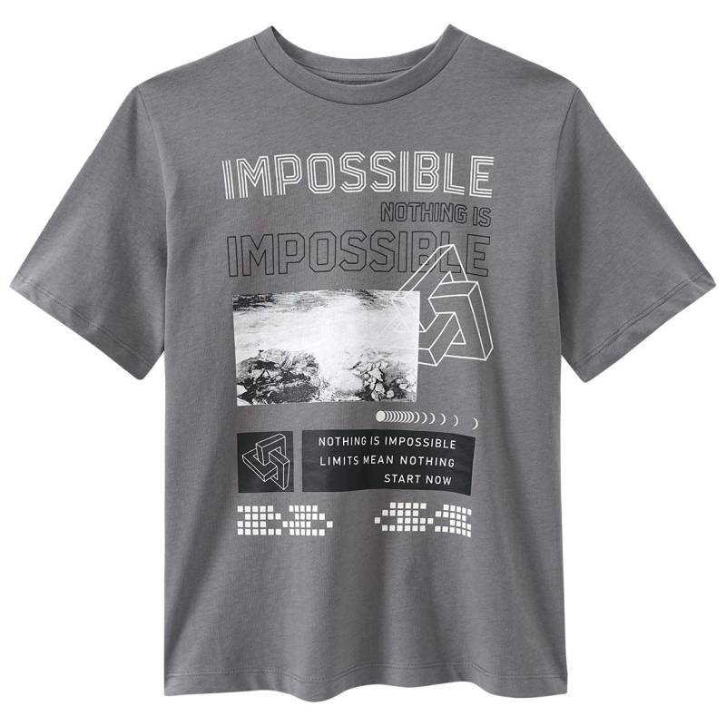 Jungen T-Shirt mit Brust-Print von Yigga