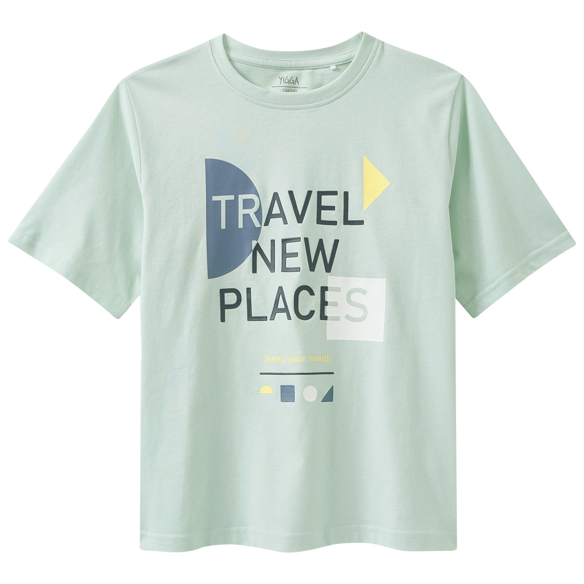 Jungen T-Shirt mit Brust-Print von Yigga