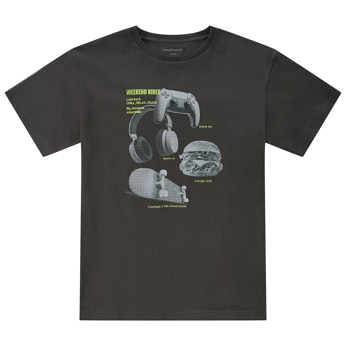Jungen T-Shirt mit Front-Print von Yigga