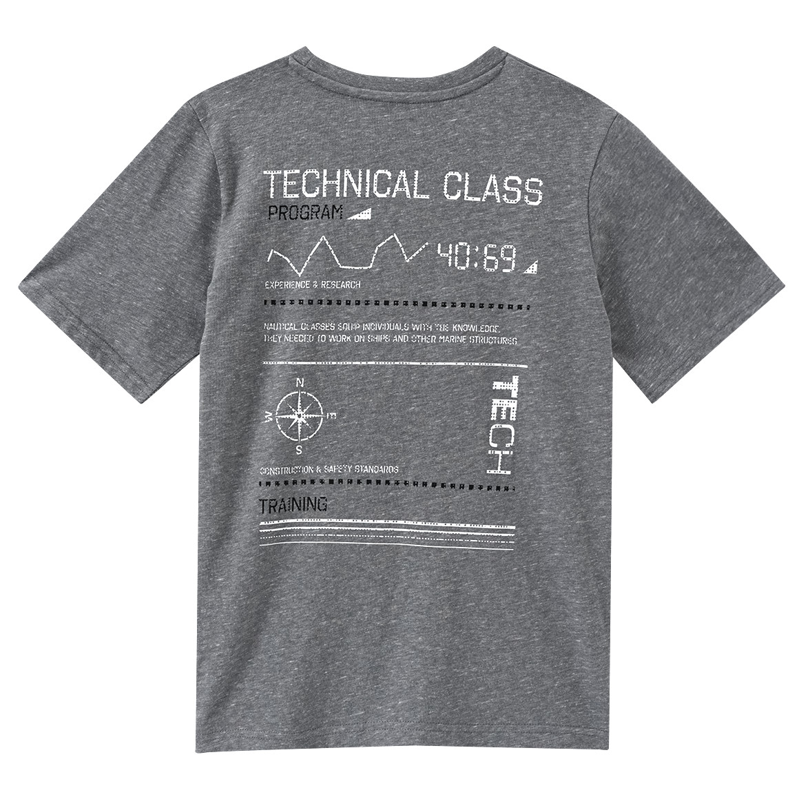 Jungen T-Shirt mit Rückenprint von Yigga