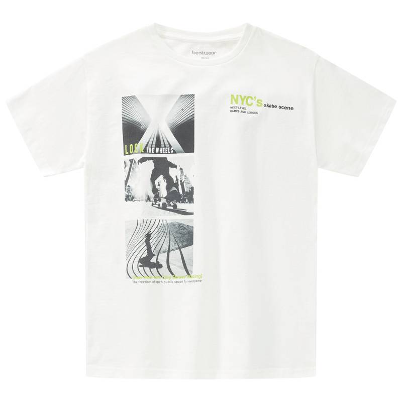 Jungen T-Shirt mit Skater-Print Jungen T-Shirt mit Skater-Print von Yigga