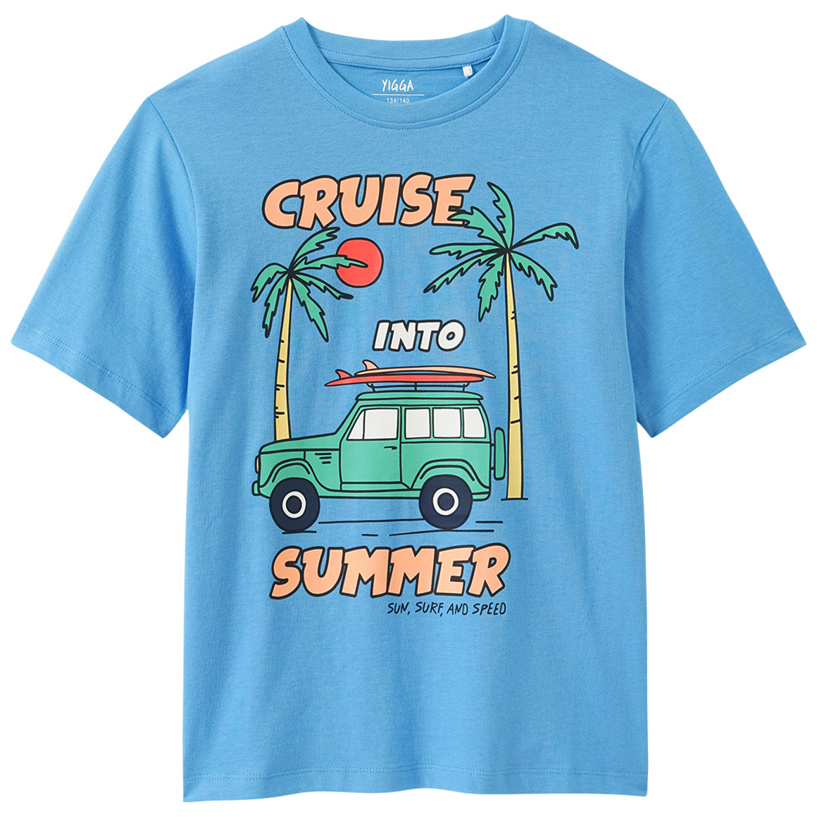 Jungen T-Shirt mit Sommer-Motiv Jungen T-Shirt mit Sommer-Motiv von Yigga