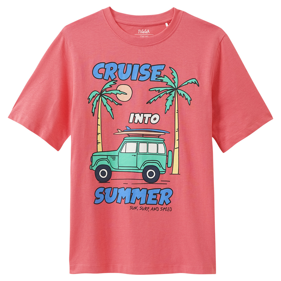 Jungen T-Shirt mit Sommer-Motiv Jungen T-Shirt mit Sommer-Motiv von Yigga