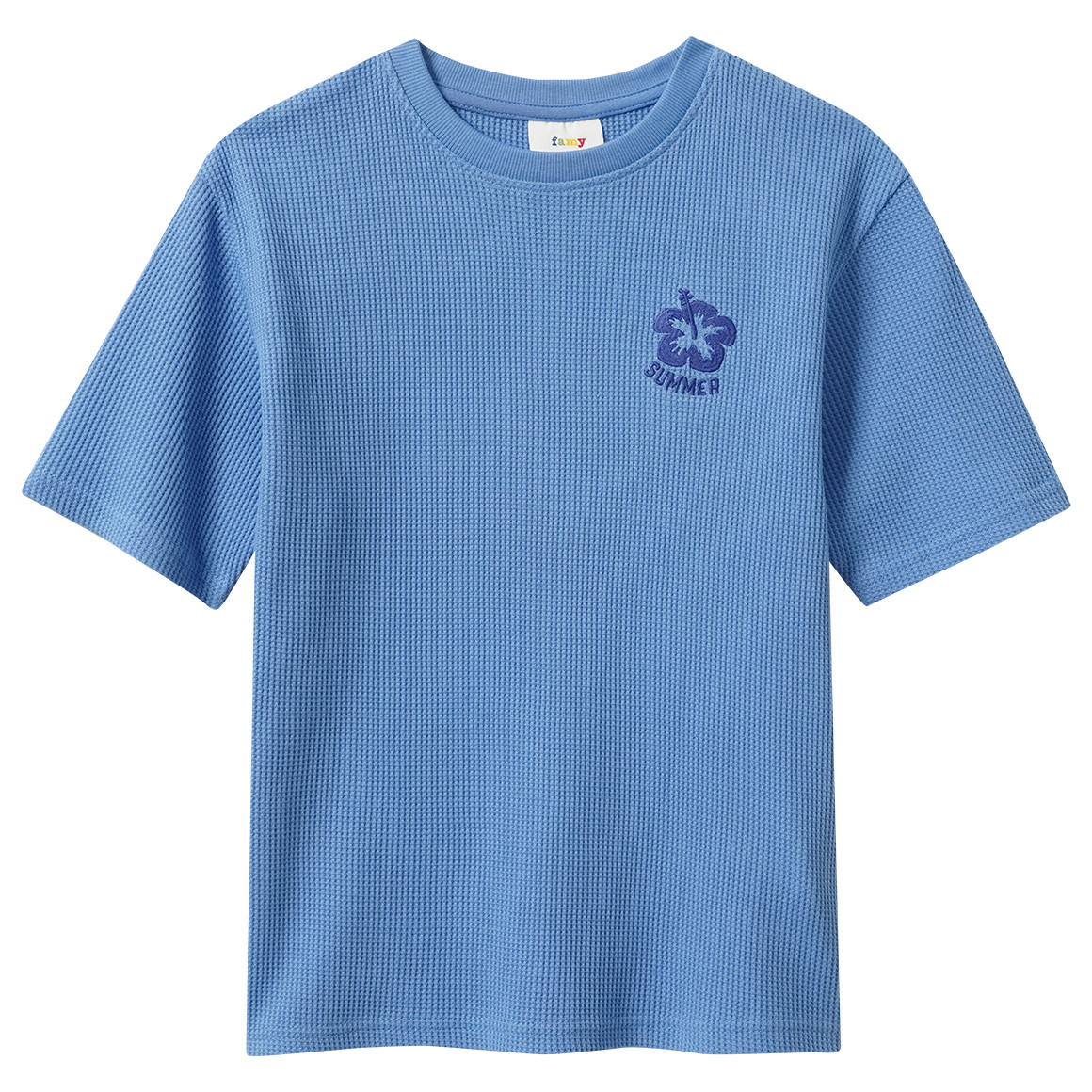 Jungen T-Shirt mit Waffelstruktur Jungen T-Shirt mit Waffelstruktur von Yigga