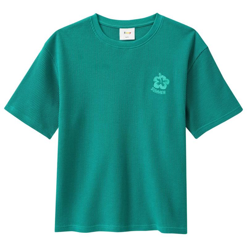 Jungen T-Shirt mit Waffelstruktur Jungen T-Shirt mit Waffelstruktur von Yigga
