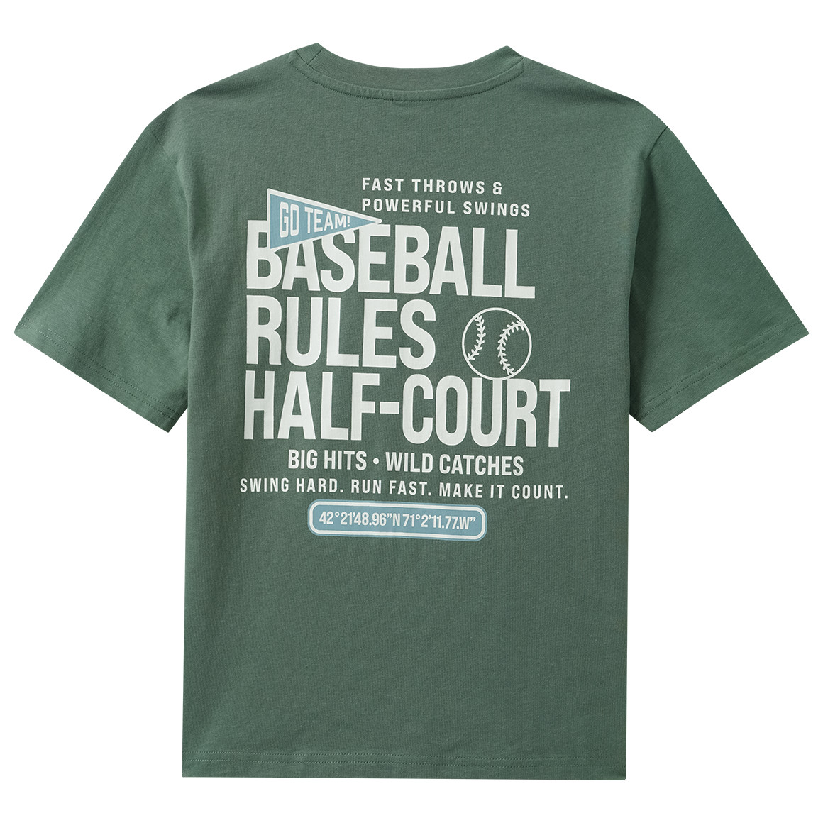 Jungen T-Shirt mit großem Rücken-Print von Yigga