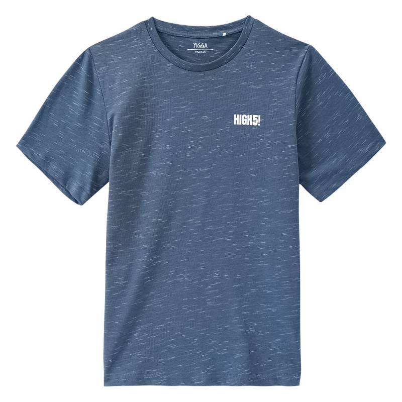 Jungen T-Shirt mit gummiertem Print von Yigga