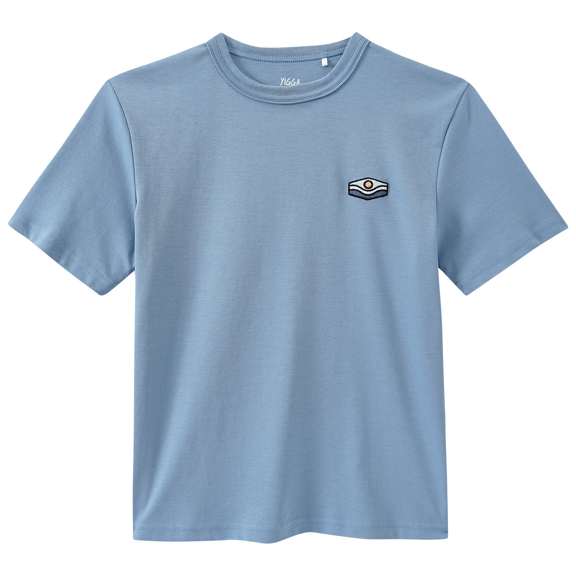 Jungen T-Shirt mit kleiner Stickerei Jungen T-Shirt mit kleiner Stickerei von Yigga