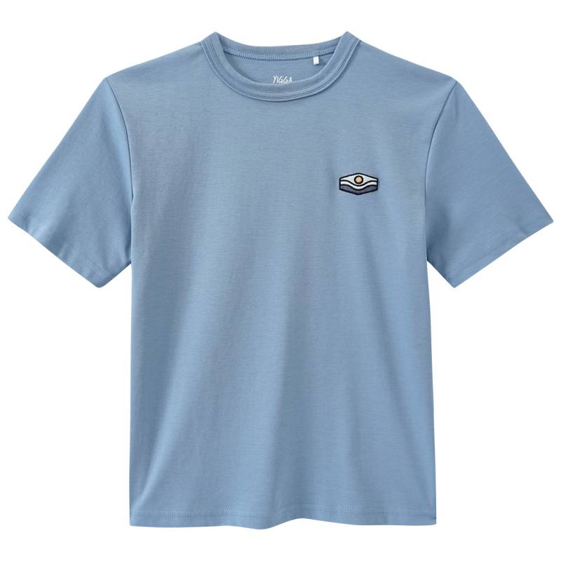 Jungen T-Shirt mit kleiner Stickerei von Yigga