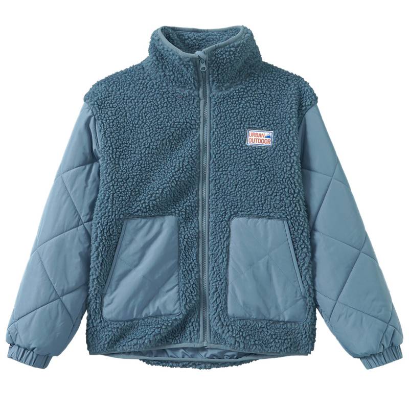 Jungen Teddyjacke mit Stepp-Details Jungen Teddyjacke mit Stepp-Details von Yigga