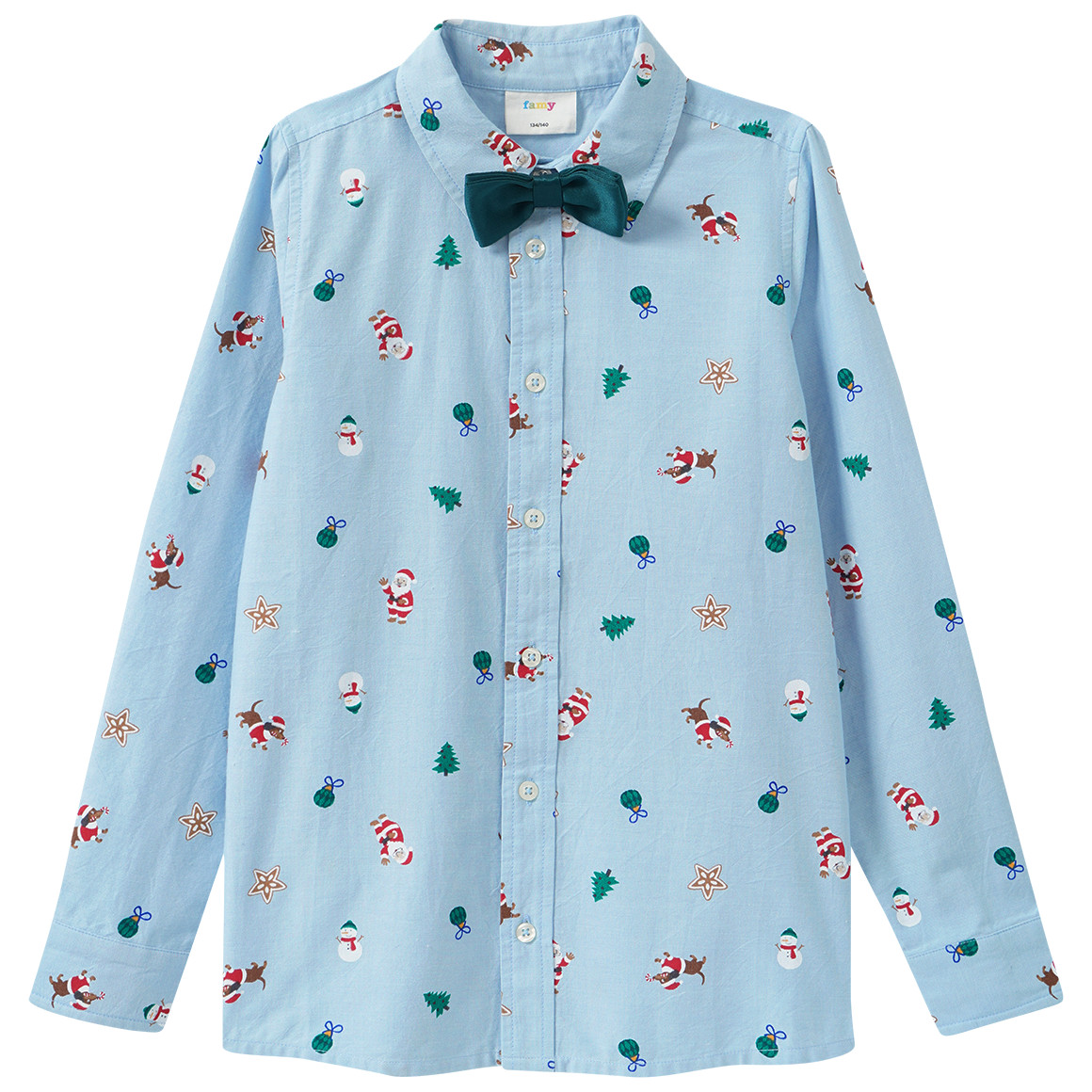 Jungen Weihnachtshemd mit Fliege Jungen Weihnachtshemd mit Fliege von Yigga
