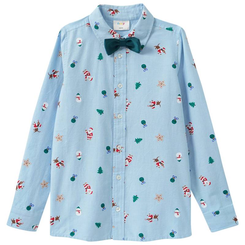 Jungen Weihnachtshemd mit Fliege Jungen Weihnachtshemd mit Fliege von Yigga
