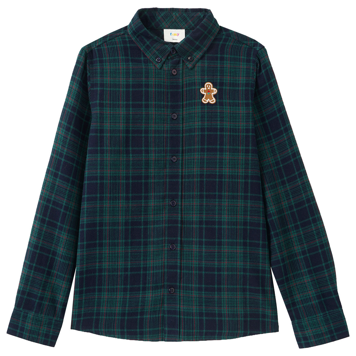 Jungen Weihnachtshemd mit Stickerei Jungen Weihnachtshemd mit Stickerei von Yigga