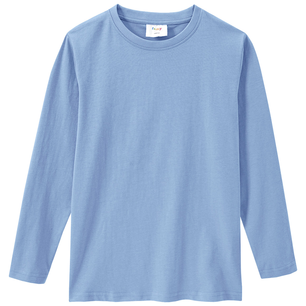 Kinder Langarmshirt im Basic-Look von Yigga
