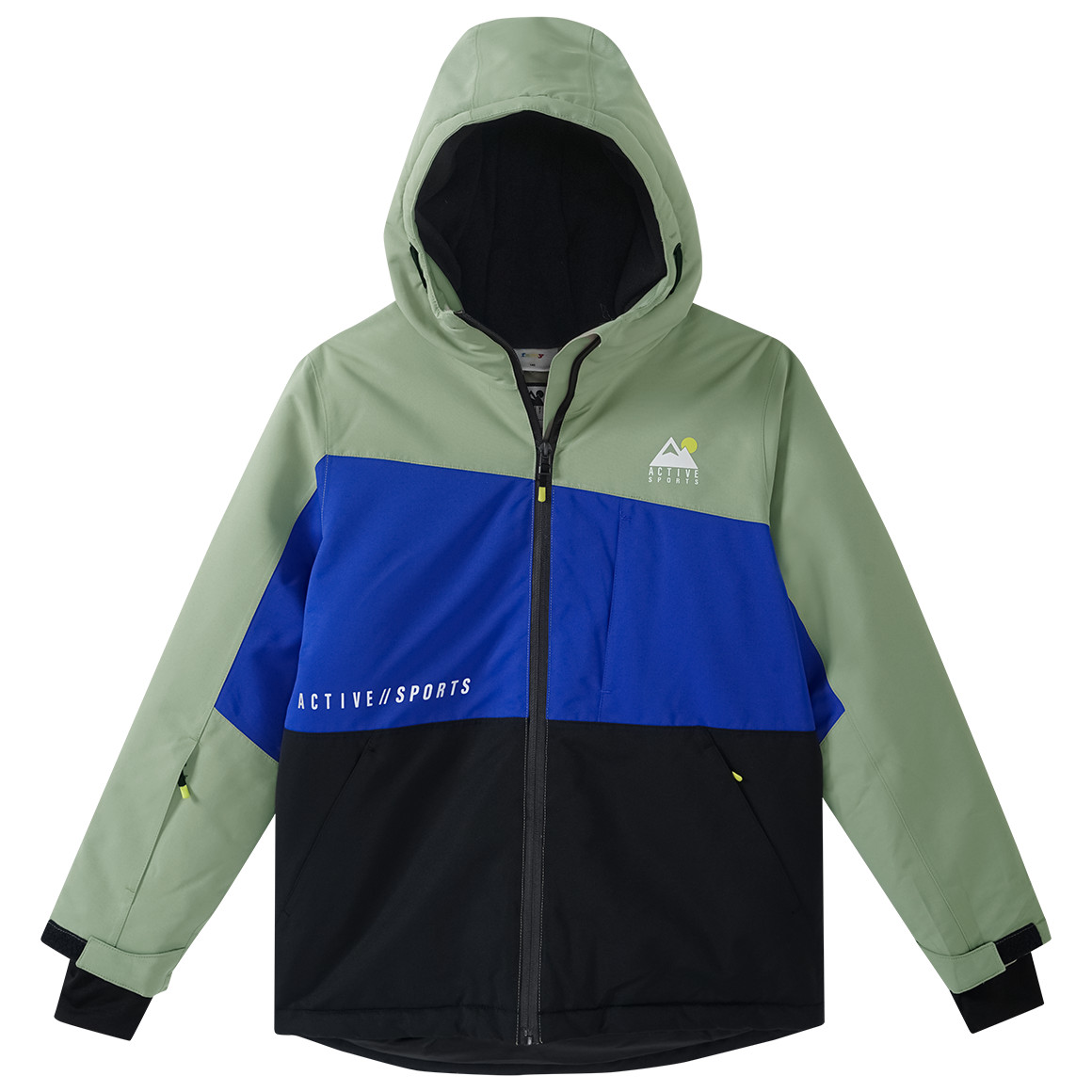 Kinder Schneejacke mit Farbteilern Kinder Schneejacke mit Farbteilern von Yigga